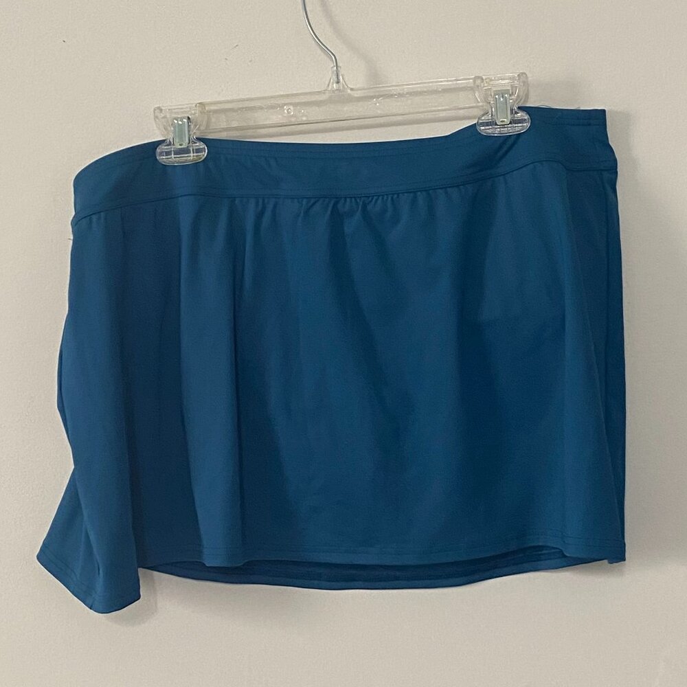Lands End Swim Skirt, Teal, size 18W